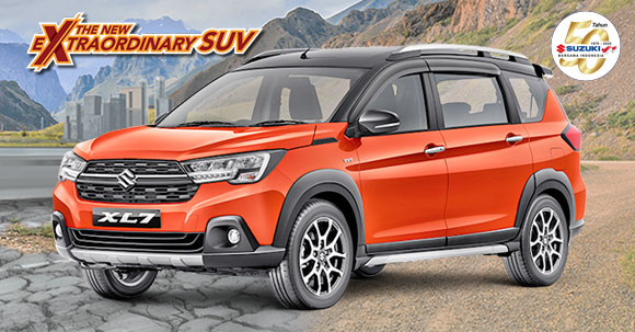WarnaRising Orange dan Black, Two Tone Black Top Suzuki XL7 Alpha